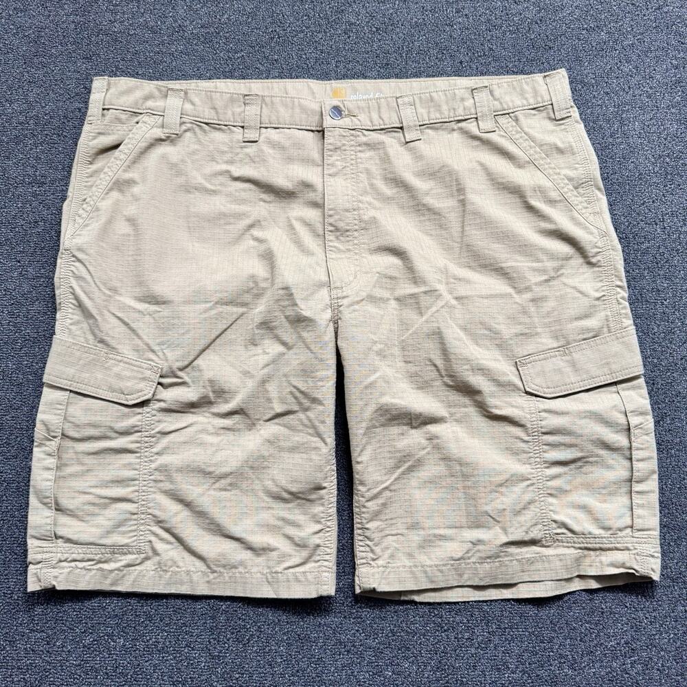 Carhartt Men’s Tan Force Broxton Relaxed Fit Cargo Shorts Big & Tall Size 48